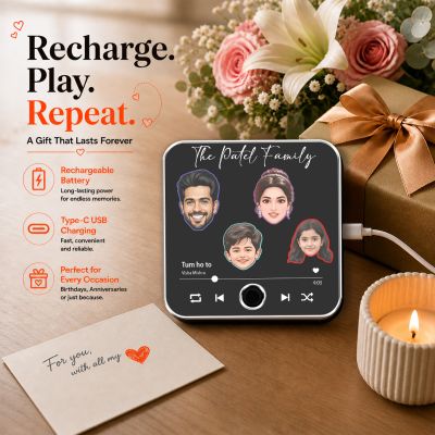 Personalized Family Theme Musical Fridge Magnet